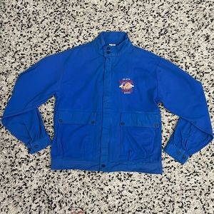Crazy Shirt Old Style Hawaii Wild Boar Beer Full Zip Jacket—Medium, Blue